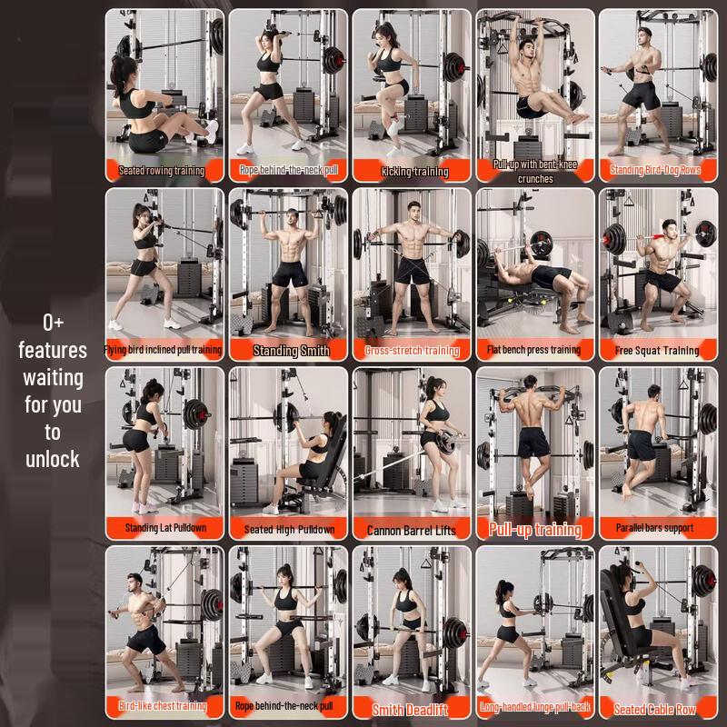 YANBO All-in-One Home Gym Gantry Squat Rack