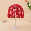 Thin Crochet Sequined Hat Elegant Bohemian Style Beanies Casual Weave Cap  Apparel Accessories