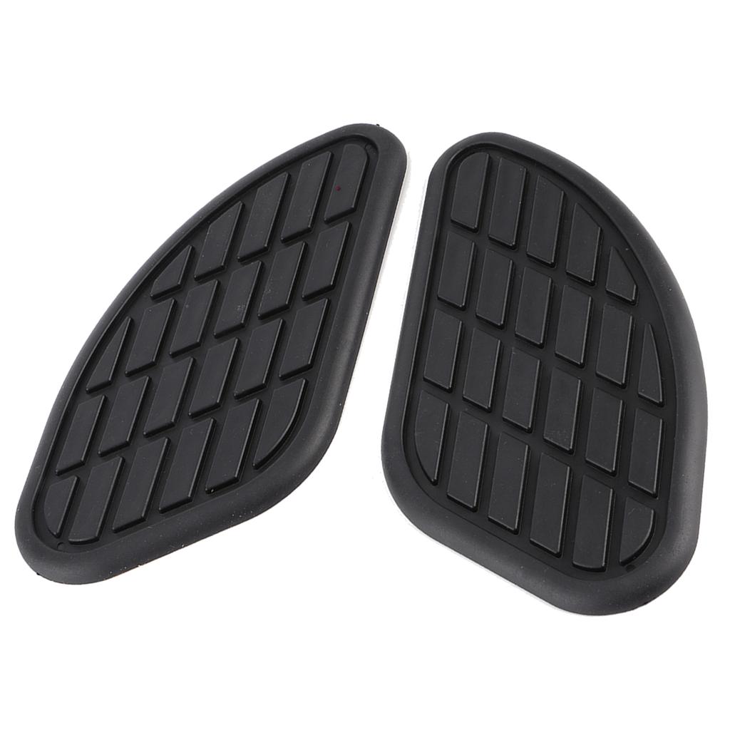 Pair of Motorcycle Fuel Tank Traction Pad Protector Vintage Universal Knee Grip Decals