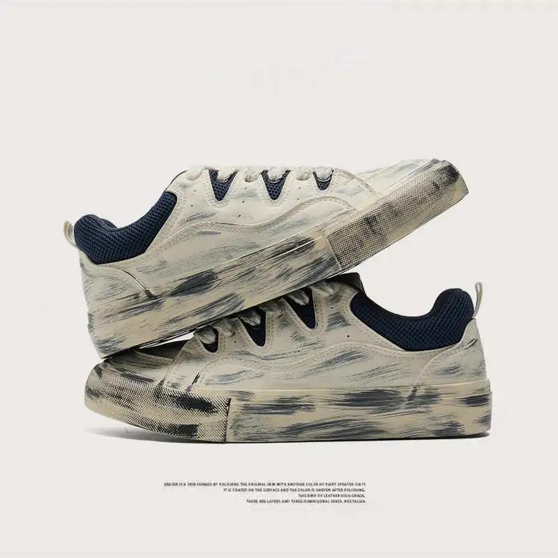 Fashion Platform Laced Mens Sneakers Shoes Casual Tenid Sports Man Sneakers Fashion High Tech Snaeaker Deporte In Offers Latest