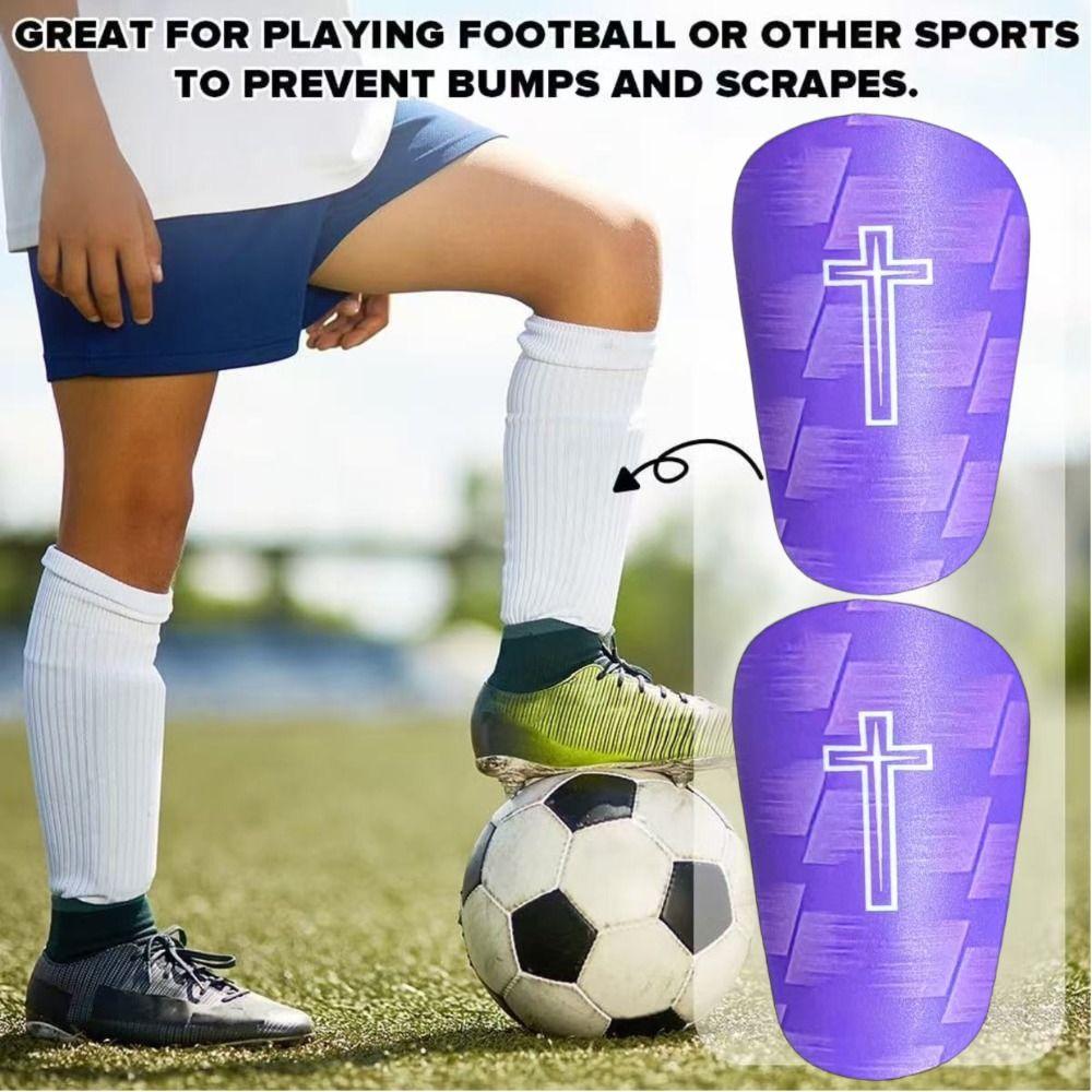 1 Pair Comfortable Soccer Shin Guards Lightweight Protective Equipment Professional Shin Pads Youth