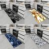 Entrance Door Mat Kitchen Bedroom Carpet Non-slip Floor Corridor Balcony Carpet Printed Pattern Floor Mat