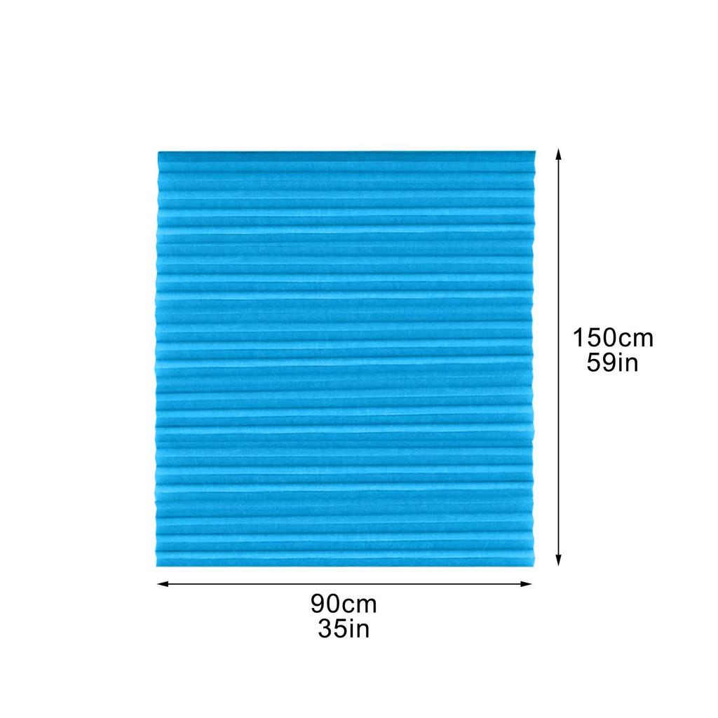 Легко устанавливаемые плиссированные бумажные шторы с частичным затемнением для окна, временные и переносные жалюзи, римская штора 90x150см