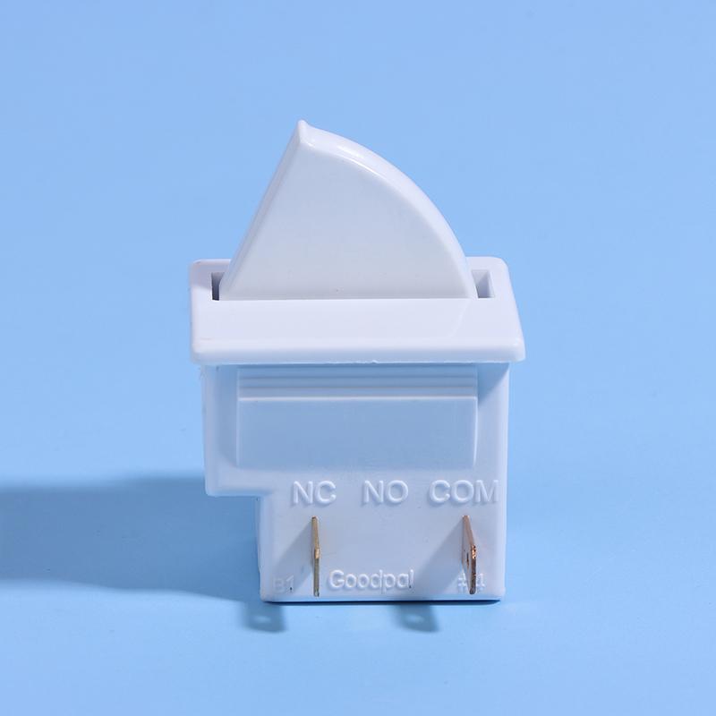 Переключатель света двери холодильника, 5A 250V AC, Запасная часть для холодильника, Кухонные аксессуары для холодильника, Универсальный, 2-контактный