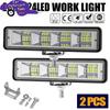 1/2Pcs 24led Retrofit Lamp 6inch LED Flat Work Light Spot Beam Bar Car SUV LED OffRoad Driving Fog Lamps