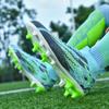 Men's Large Size Football Boots 34-46 Men's/Children's High-top Short-nailed Outdoor Anti-slip Football Boots
