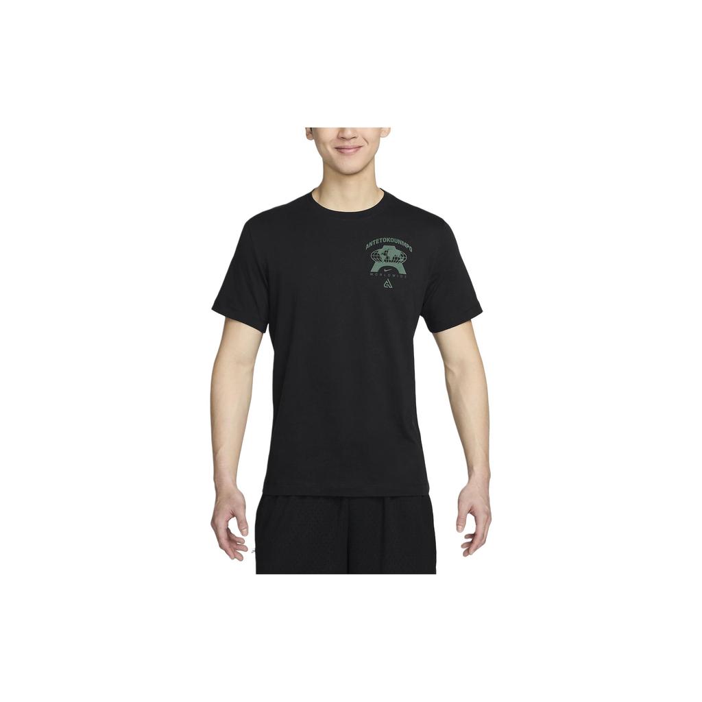 Nike Мужская футболка Giannis Черная FV8409-010