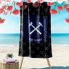 WHUFC logo Print Beach Towel, Large Soft Quick Dry Towel for Beach Camping Swimming