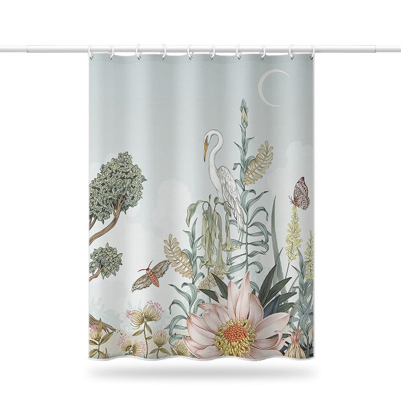 Утолщенная водонепроницаемая занавеска для ванной комнаты, устойчивая к плесени, занавеска для душа, занавеска для душевой перегородки, занавеска для душа, занавеска для ванной комнаты, бесплатная перфорация