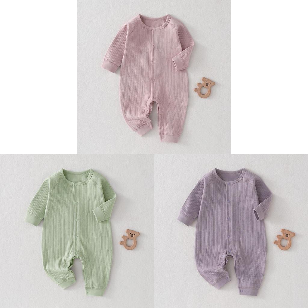 Newborn Cotton Knit Romper With Detachable Hood For Baby Boys And Girls