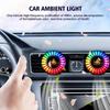 24 светодиодных ламп RGB Sound Control Voice Rhythm Ambient Pickup Lamp для автомобильного диффузора Vent Clip Air Fresheners Fragrance App Con B4x6