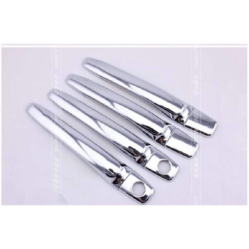 FUNDUOO для Hyundai Sonata 2002 2003 2004 2005 новый хромированный чехол на ручку двери автомобиля, наклейка с двумя замочными скважинами бесплатно