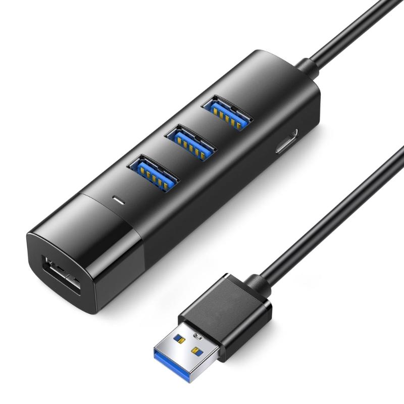 USB C/USB удлинитель Длинный USB-кабель USB C разветвитель 4-портовый USB 3.0 адаптер USB-адаптер для камеры телефона ПК клавиатур