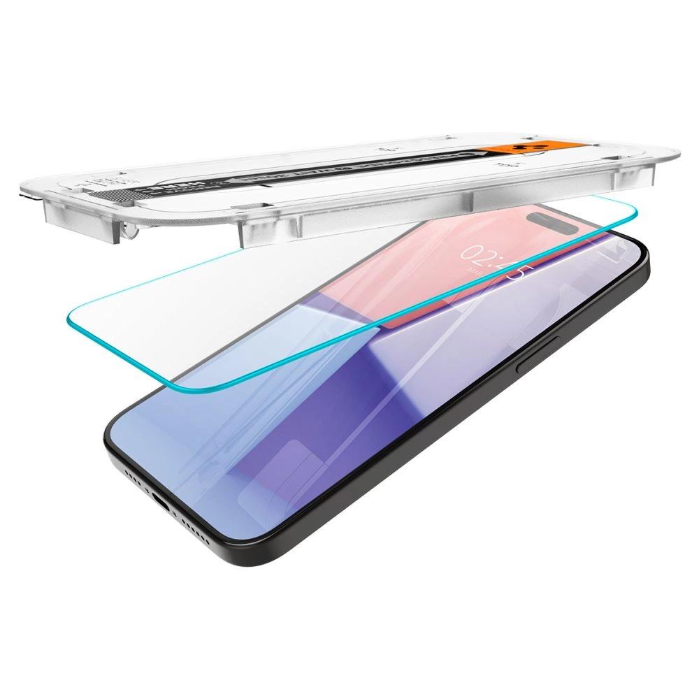 Szkło Hartowane Spigen Glas.tr Ez Fit Na Iphone 15 Pro
