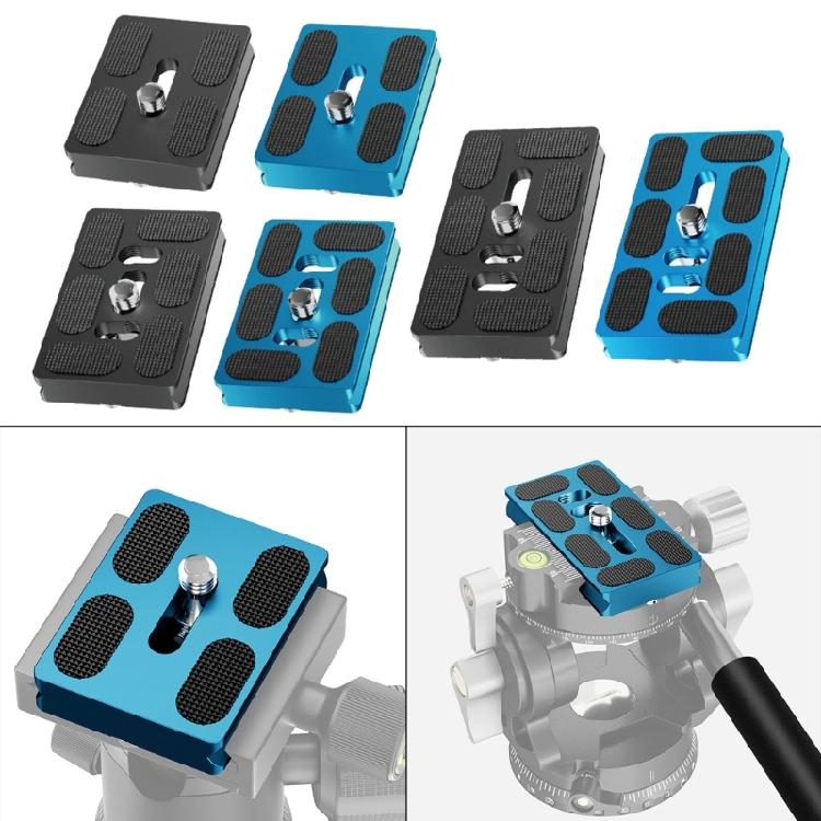 Camera Quick Release Plate with Anodized Finishes Slip Resistant Quick Release Plate  for Stable performances Travel