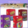 Uno Flip No Mercy Card Board Game Toy Family Party Prop Kids Gifts Box Iron