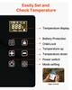 Car Refrigerator, DC 12/24V AC100-240V Compressor Electric Cooler, -20°C to 20°C Car Fridge with APP Control, 22L Cars Freezer for RVs, Campsites,