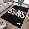 1pc Sons of Anarchy themed Office Carpet Chair Mats - durable polyester rug for home theater, office, dorm room decor - tA48