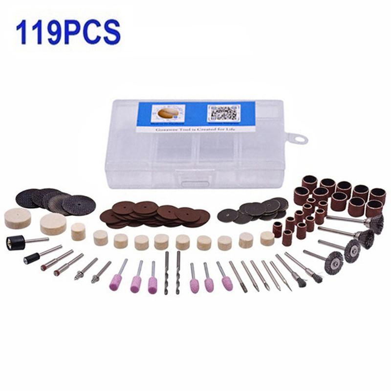 Электрическая мини-дрель, роторная шлифовальная машина, полировка сверла своими руками с 6/130 шт. аксессуарами