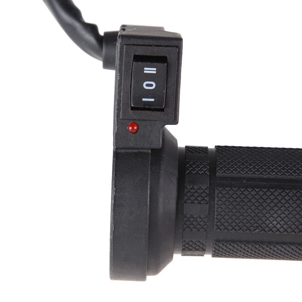 Motorcycle Heated Grips 12V Anti Vibration Anti Slip Hot Handlebar Warmer Electric Scooter Handlebar Heated Grip Cover Winter