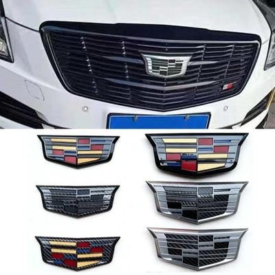Для XTS XT5 XT6 ATS-L Значок из углеродного волокна Эмблема на переднюю решетку автомобиля Наклейка на заднюю часть Автомобильные аксессуары для тюнинга экстерьера