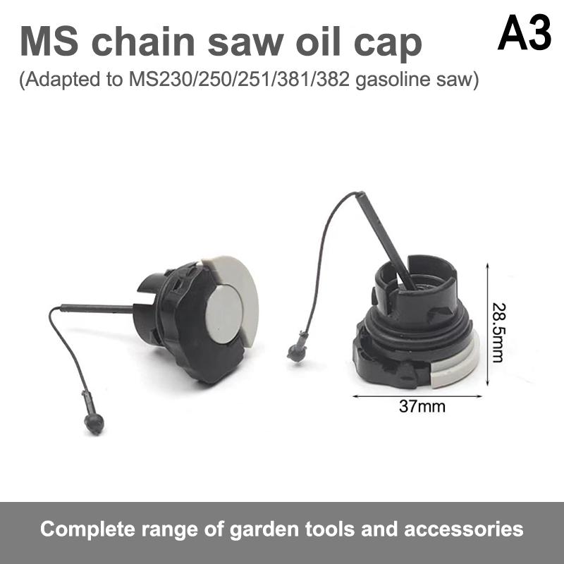 Крышка топливного бака Масляная крышка Для Ms170/180 Ms250-382 Замена крышки топливного бака Для газонокосилки Триммера Цепной пилы Часть