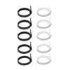 10pcs Plastic Ring Sizer Tool Clear Printing Ring Measurement Tool Finger Measuring Gauge  For Men