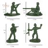 TOYS & TOTS 100Pcs Mini Classic Soldiers Figures Models Playset Desk Decor