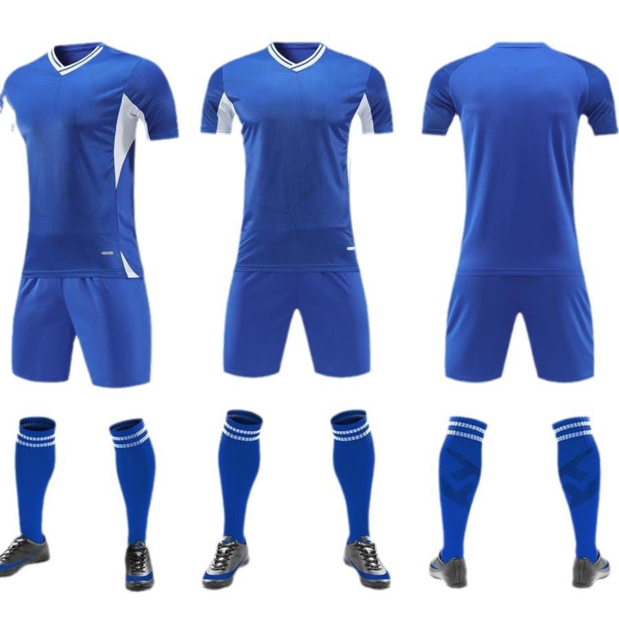 Комплект футбольной формы Мужская и женская игровая форма Летняя футбольная тренировочная форма Футболка с коротким рукавом O