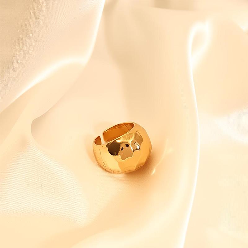 Шикарное Полукруглое Кольцо из Сплава в Стиле Панк, Высококачественное