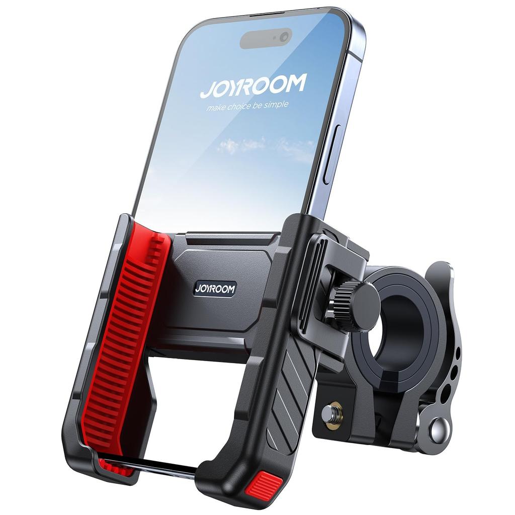 Joyroom Bicycle Smartphone Holder Stand for Photography Wrapped for Unobstructed Easy Installation Smartphone Bicycle Holder for Road Racing Electric