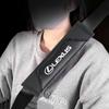 JEQS5 2Pcs Car Seat Belt Covers Shoulder Protection Pad Accessories For Lexus F SPORT ES RX NX LS UX LM LX GX LC RZ IS CT GS RC HS SC