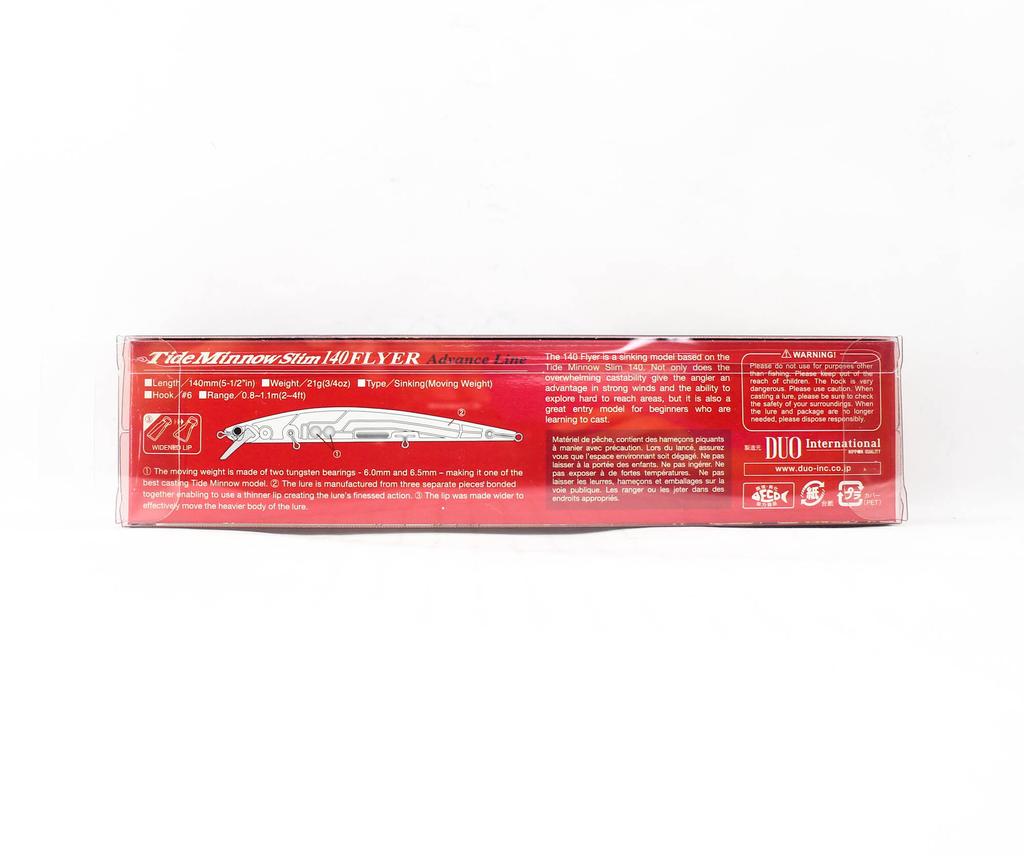 DUO Тонущая приманка Tide Minnow Flyer Slim 140 AHA0627 (3103)