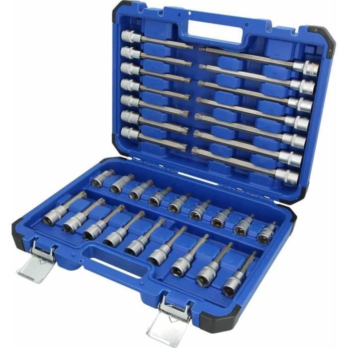 Coffret De Douilles Tournevis 1/2'' RIBE - Brilliant Tools - BT022032 - 32 Pièces - Chrome Vanadium