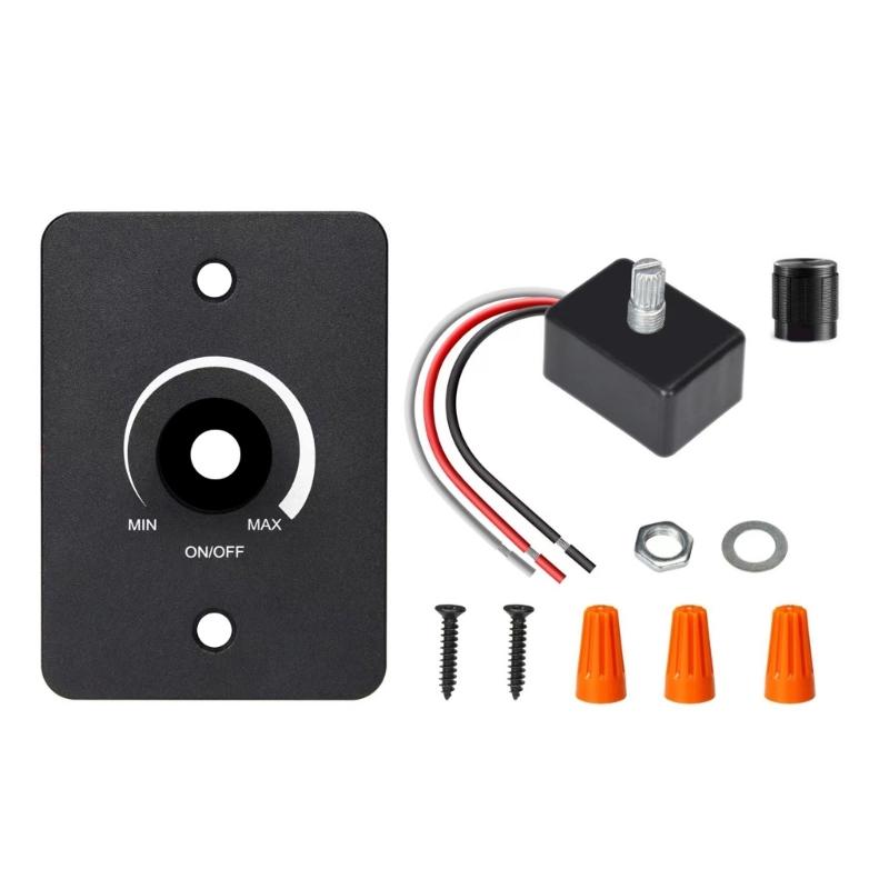 DC12V 5A PWM поворотный светодиодный диммер для галогенных/ламп накаливания/шайбы/тента, подходит для дорожного прицепа, морского авто