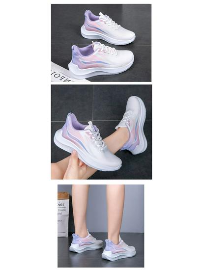 2025 Women's Shock-Absorbing Running Shoes - Soft Sole, Breathable & Lightweight for Students, Spring & Autumn