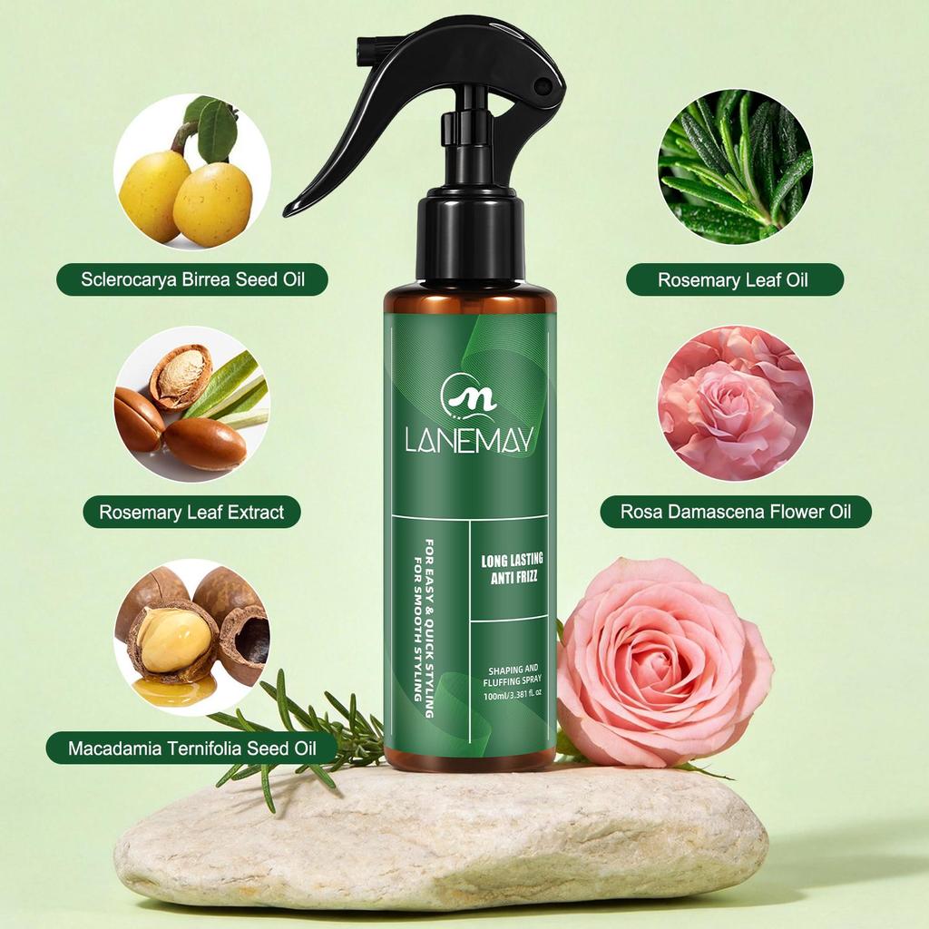 Shaping and Fluffing Spray-Easy To Create A Matte Finish-Refreshing, Quick Drying, Non Fading-Suitable For All Hair Types, 100ml