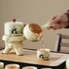 Automatic Tea Set, Rotating Water Outlet Is Not Hot, Panda Cute Guochao Set, Business Ceramic Teacup, High-end Souvenir