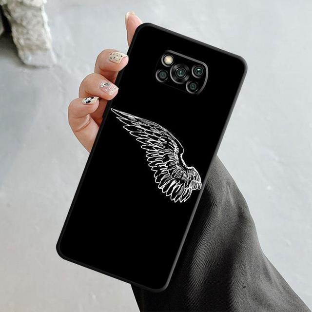 Девушка с крыльями ангела и демона для Xiaomi Poco X3 Nfc X4pro X5 M3 для Mi 12 13 11 10 10t 8 Note10 Lite 11ultra 11t Pro F1 чехол