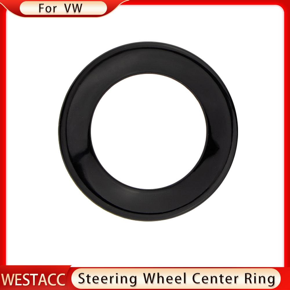 Автомобильный руль, центральный логотип, круглая наклейка, накладка для Volkswagen VW Golf 6 7 MK6 MK7 Jetta MK5 Passat B6 B7 Polo