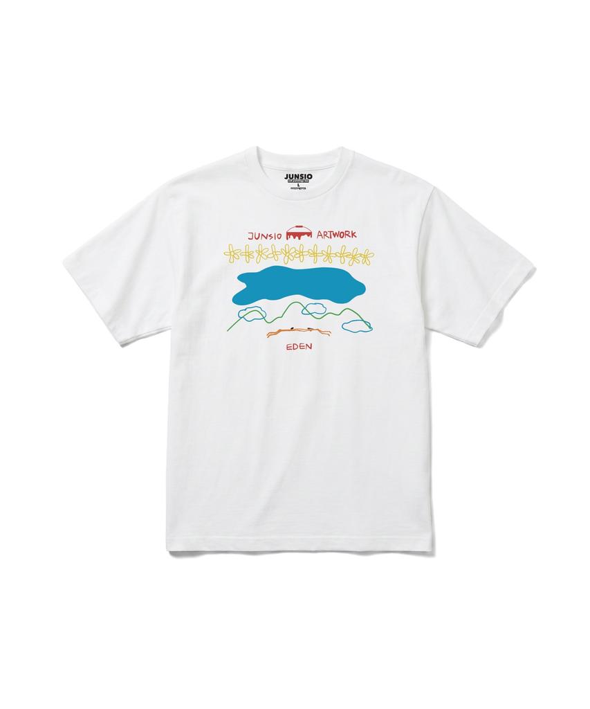 Белая футболка Junsio White Eden