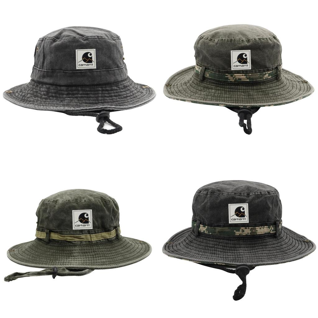 Fisherman Hat Men Women Outdoor Sun Protection Cotton Wide Brim Foldable Mesh For Summer Fishing Trips