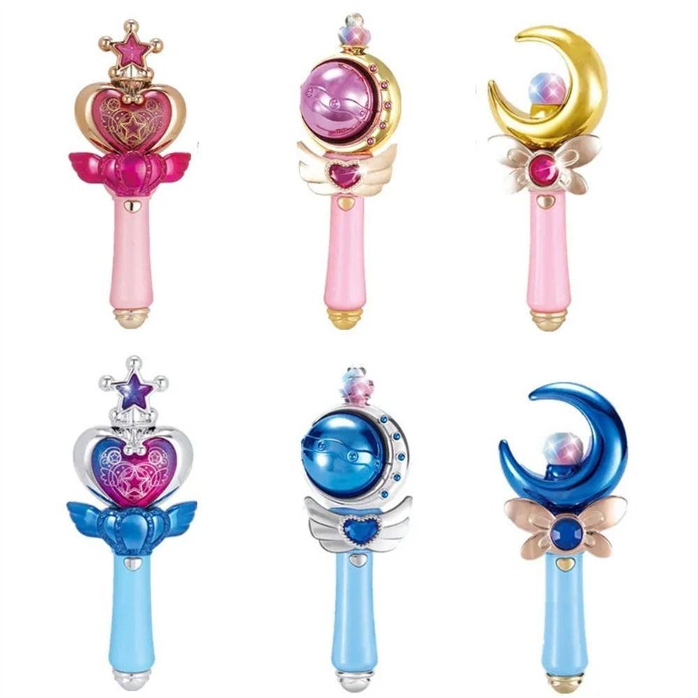 Sound Effect Moon Fairy Stick Led Light Shine Glow Stick Birthday Gift Girl Magic Wand Girl Gift