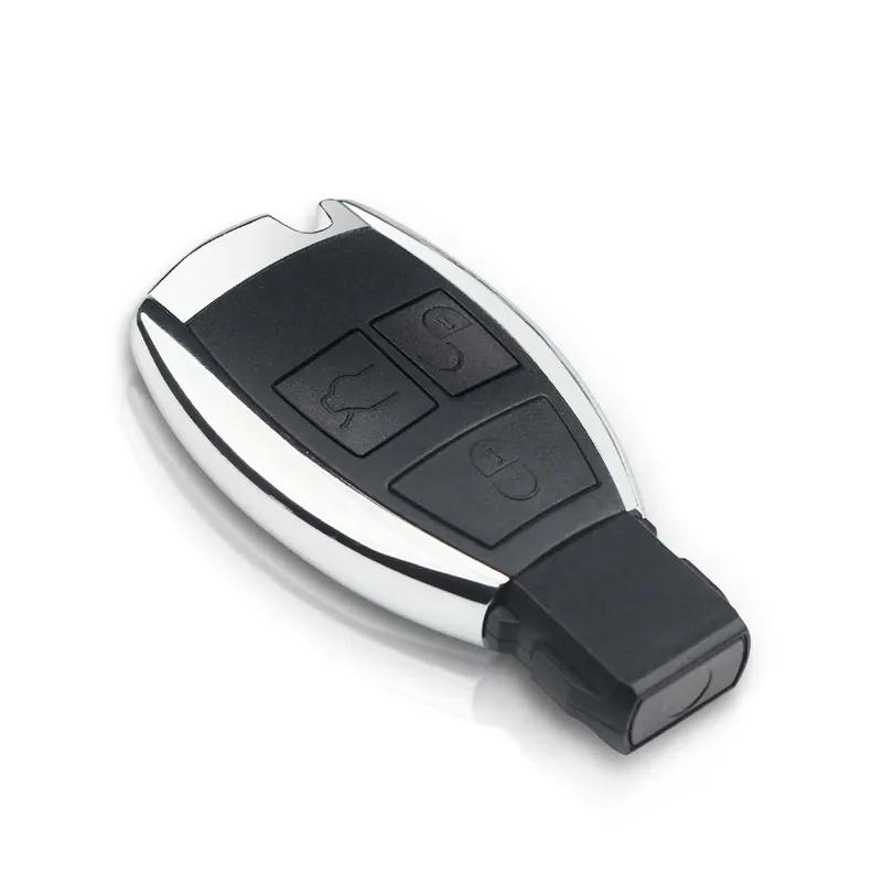 KEYYOU Корпус автомобильного ключа для Mercedes Benz B C E ML S CLK CL Модифицированный Запасной Корпус Умного Автомобильного Ключа 3 Кнопки