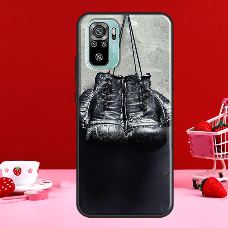Боксерские перчатки для Redmi Note 10 Pro, чехол для Redmi Note 11 Pro Note 8 9 Pro 9S 10S 11S 9C 9A 9T, чехол