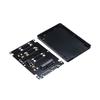 mSATA To SATA Enclosure mSATA To 2.5 SATA Adapter SSD Hard Drive Converter To SATA 3.0 Card with Case (Not Inclube Hard
