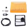Air Filter Kit 4224?141?0300 Fuel Filter Spark Plug Kit for Steele TS700 TS800 TS700Z