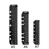 Закладка-линейка A5/A6/A7: Утолщенный 60-й шелк, DIY, шестидырочный блокнот на кольцах, стандартный 6-дырочный.