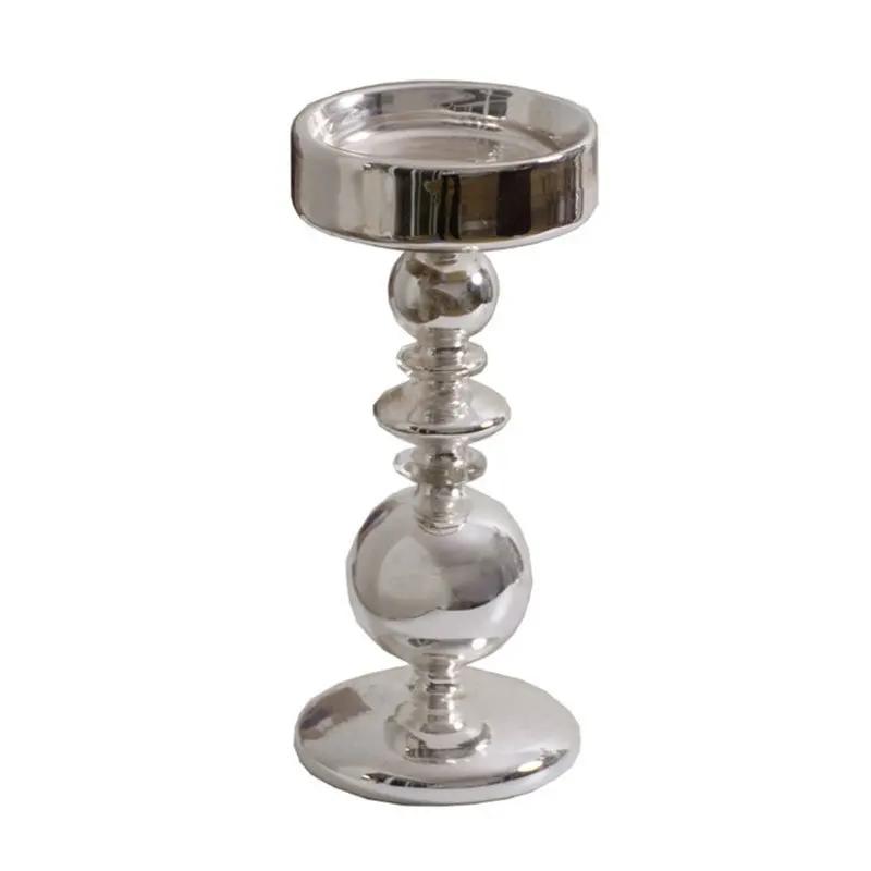 Французский подсвечник, украшение, романтический декор для дома, подсвечники, свадебные украшения, украшение для гостиной, стеклянная ваза