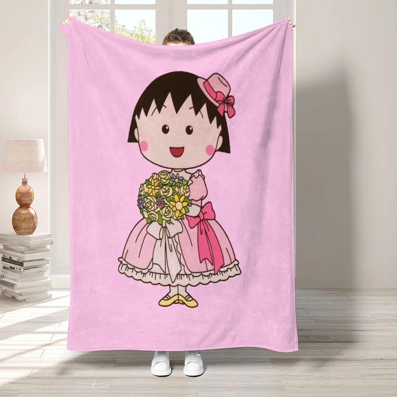 C-Chi-bi Maruko Bedroom Decoration Fleece Blanket for Decorative Sofa Fluffy Soft Blankets Bedspread on the Bed Boho Home Decor